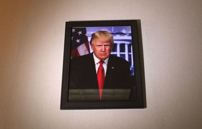 Portrait of Donald Trump