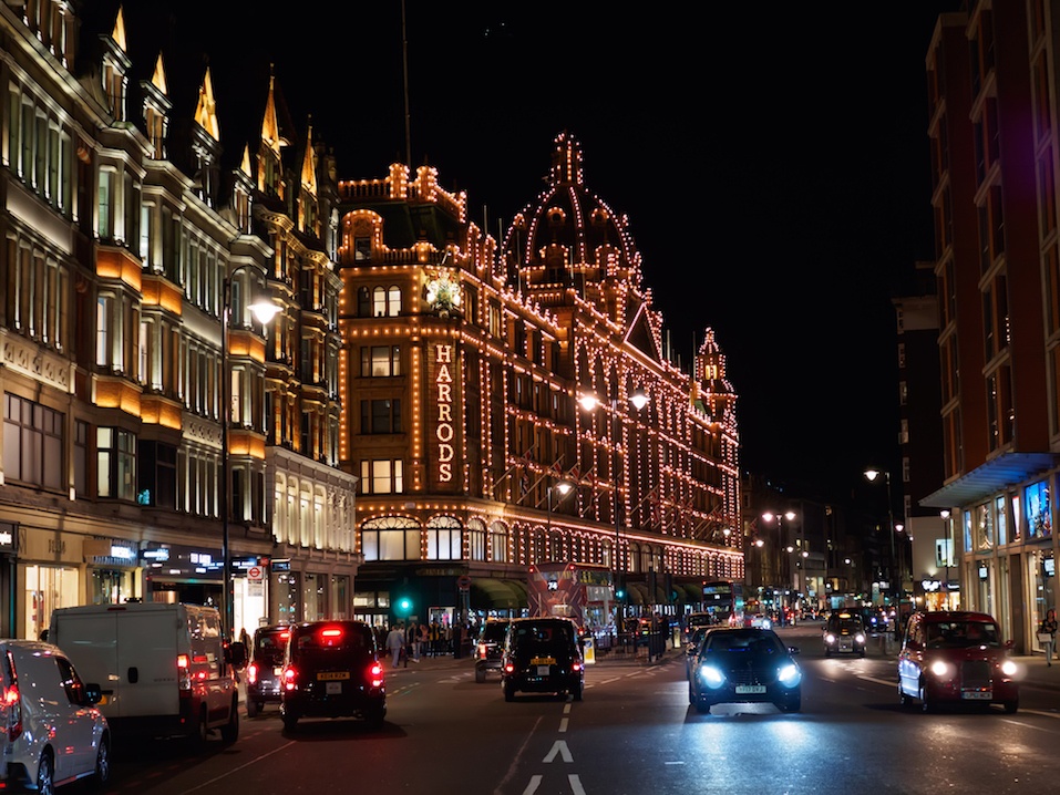 Harrods Department Store on Brompton Road