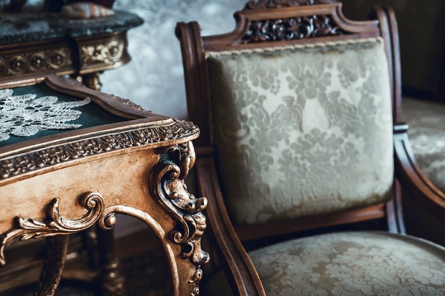 Old wooden furniture