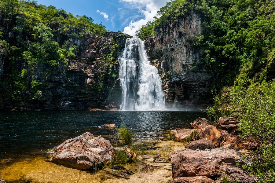 Waterfall at brazil Waterfall at brazil