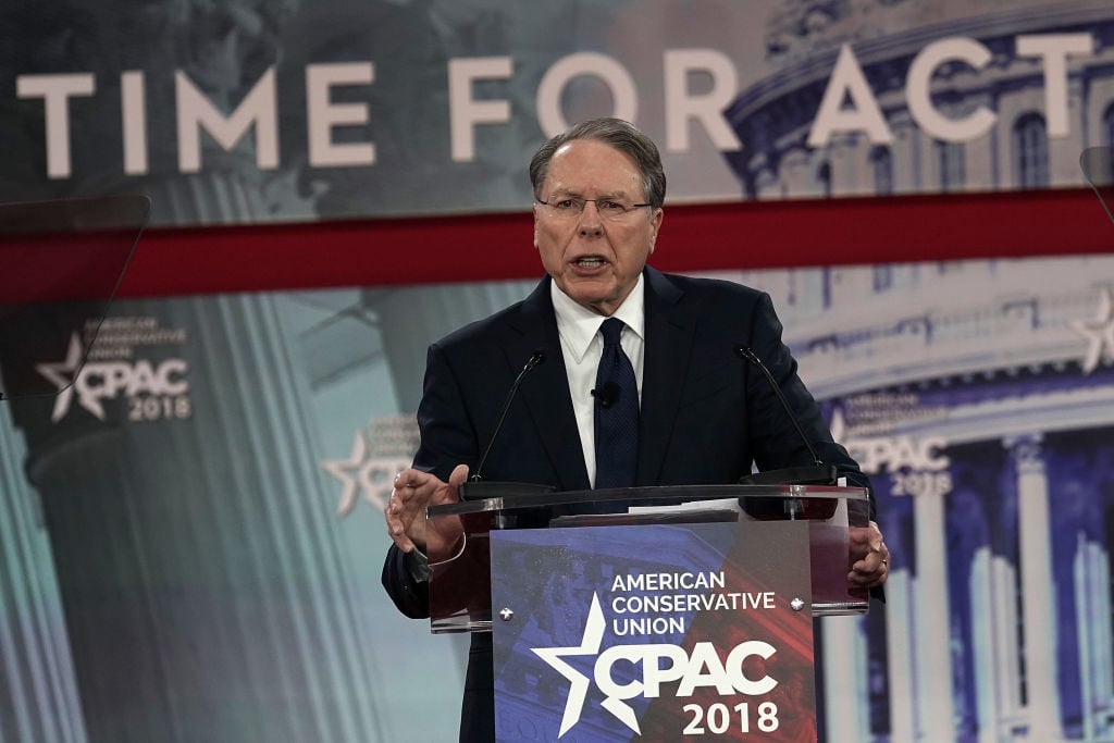 Wayne LaPierre speaks at Conservatives Rally Together At Annual CPAC Gathering
