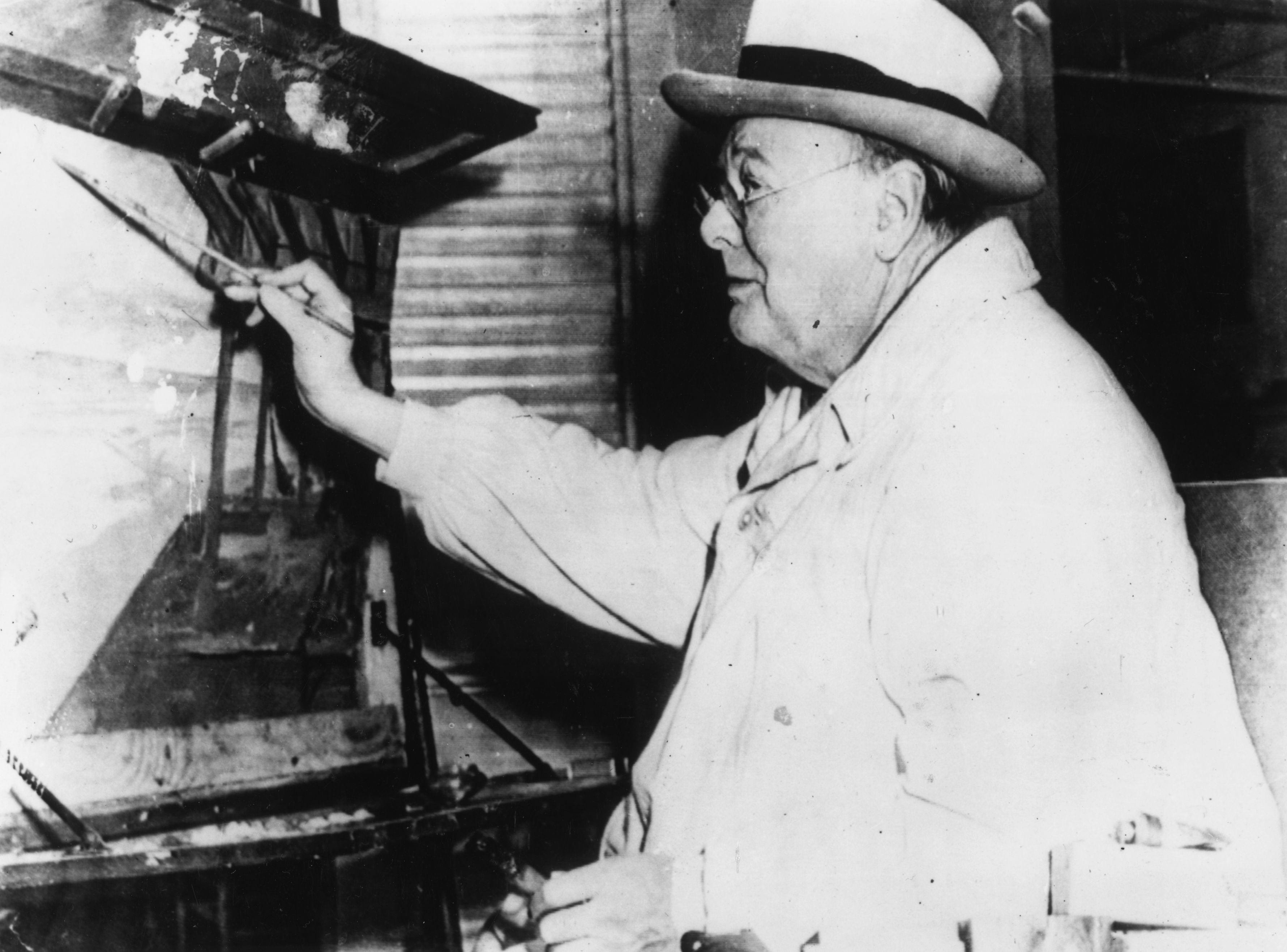 Winston Churchill painting