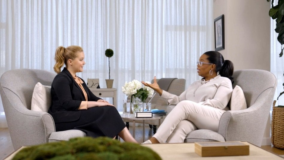Amy Schumer and Oprah Winfrey Amy Schumer and Oprah Winfrey