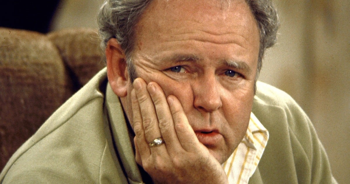 Carroll O' Connor as Archie Bunker on All in the Family