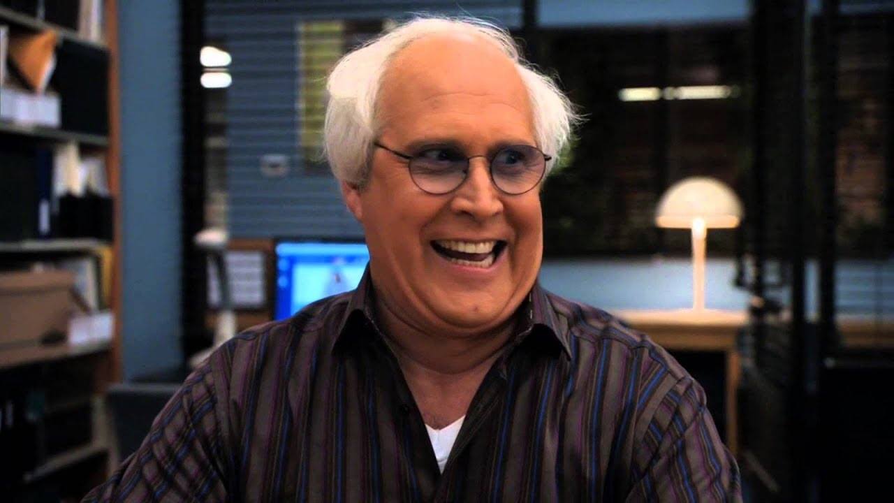 Chevy Chase as Pierce Hawthorne on Community