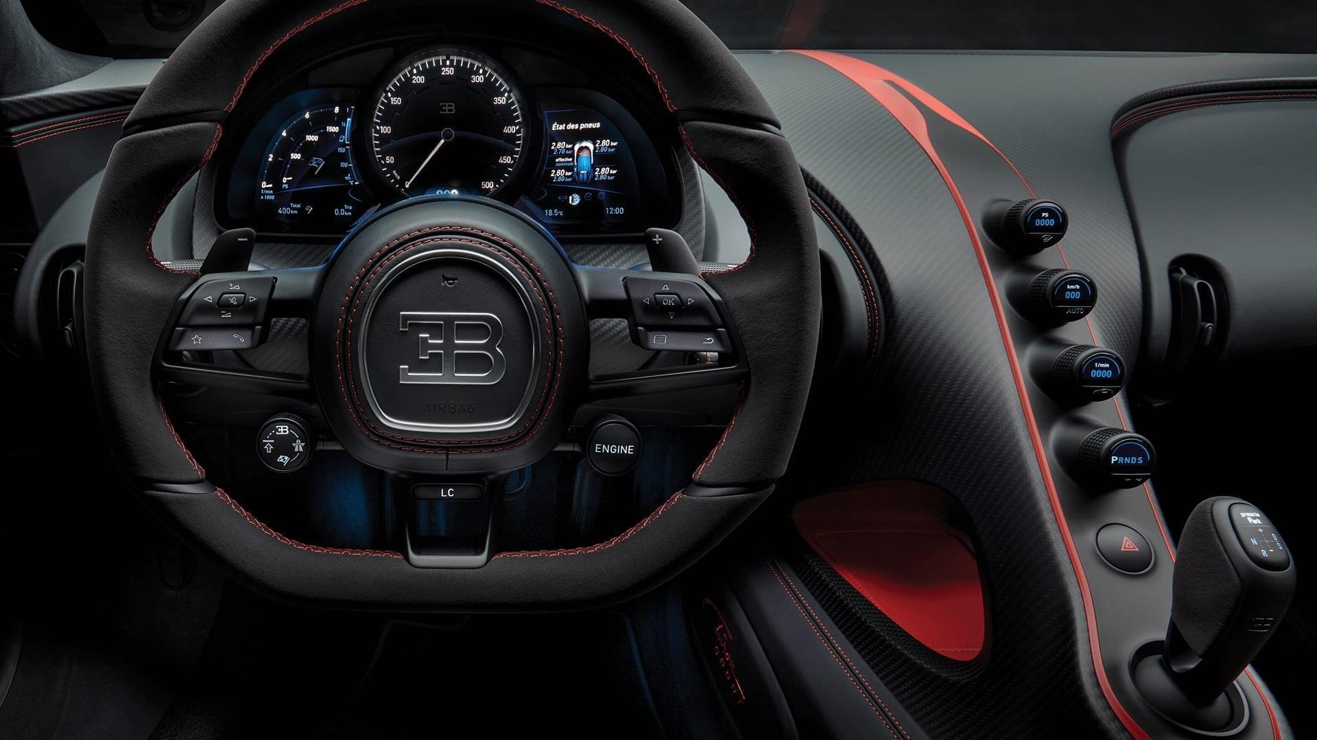 chiron steering wheel