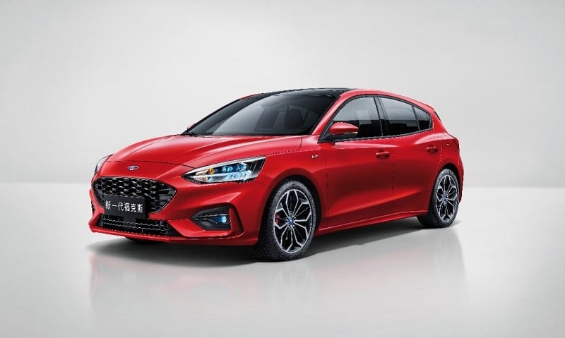 Red 5-door 2019 Focus, Asian version