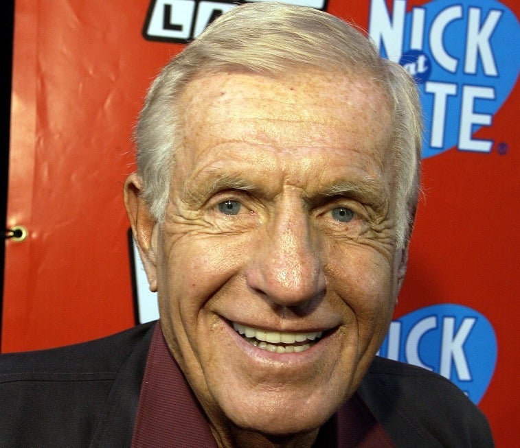 Jerry Van Dyke ,"Coach", at the TV Land and Nick at Nite Upfront in "The Bat Cave" on Broadway in New York City on April 24, 2002