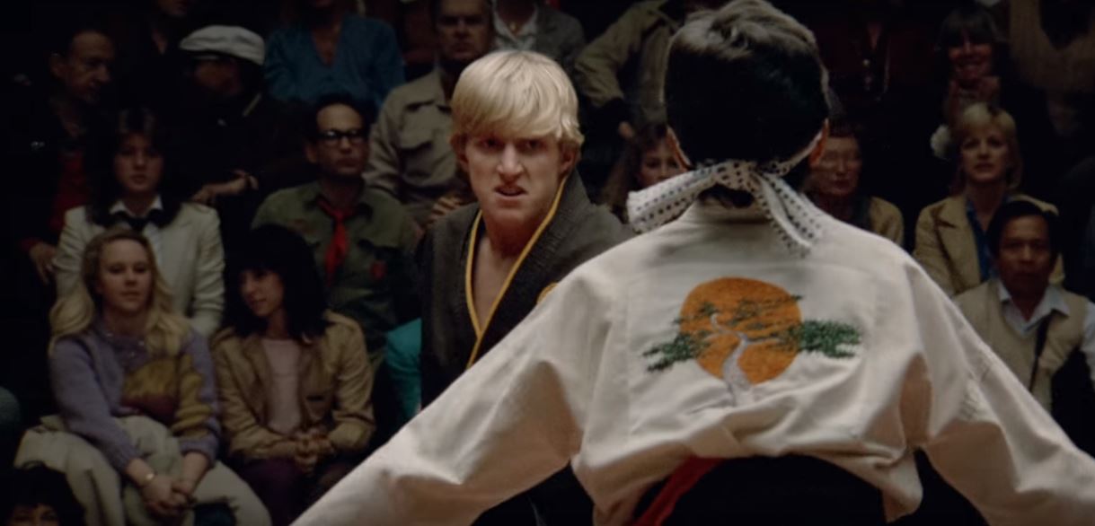 William Zabka in the remastered final fight of The Karate Kid