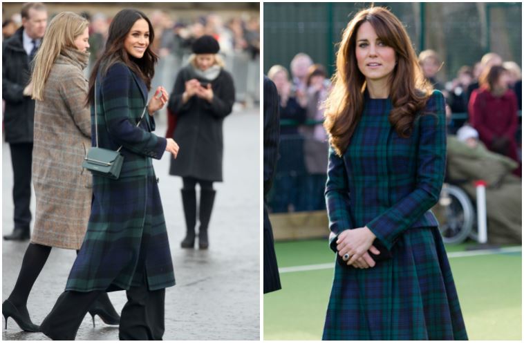 Kate Middleton and Meghan Markle composite image