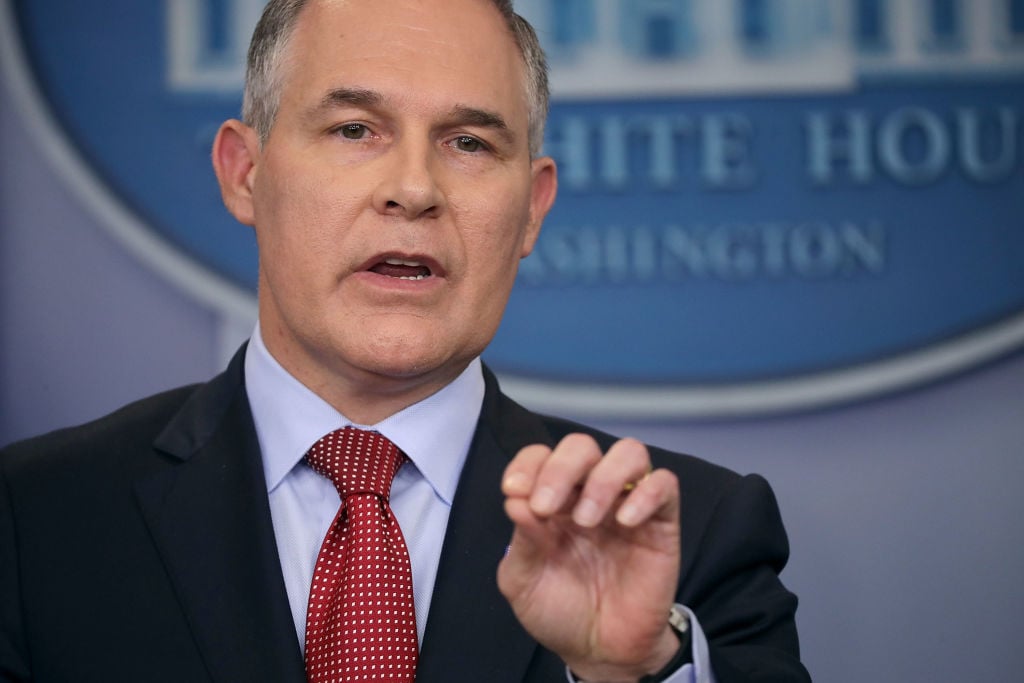 EPA Administrator Scott Pruitt