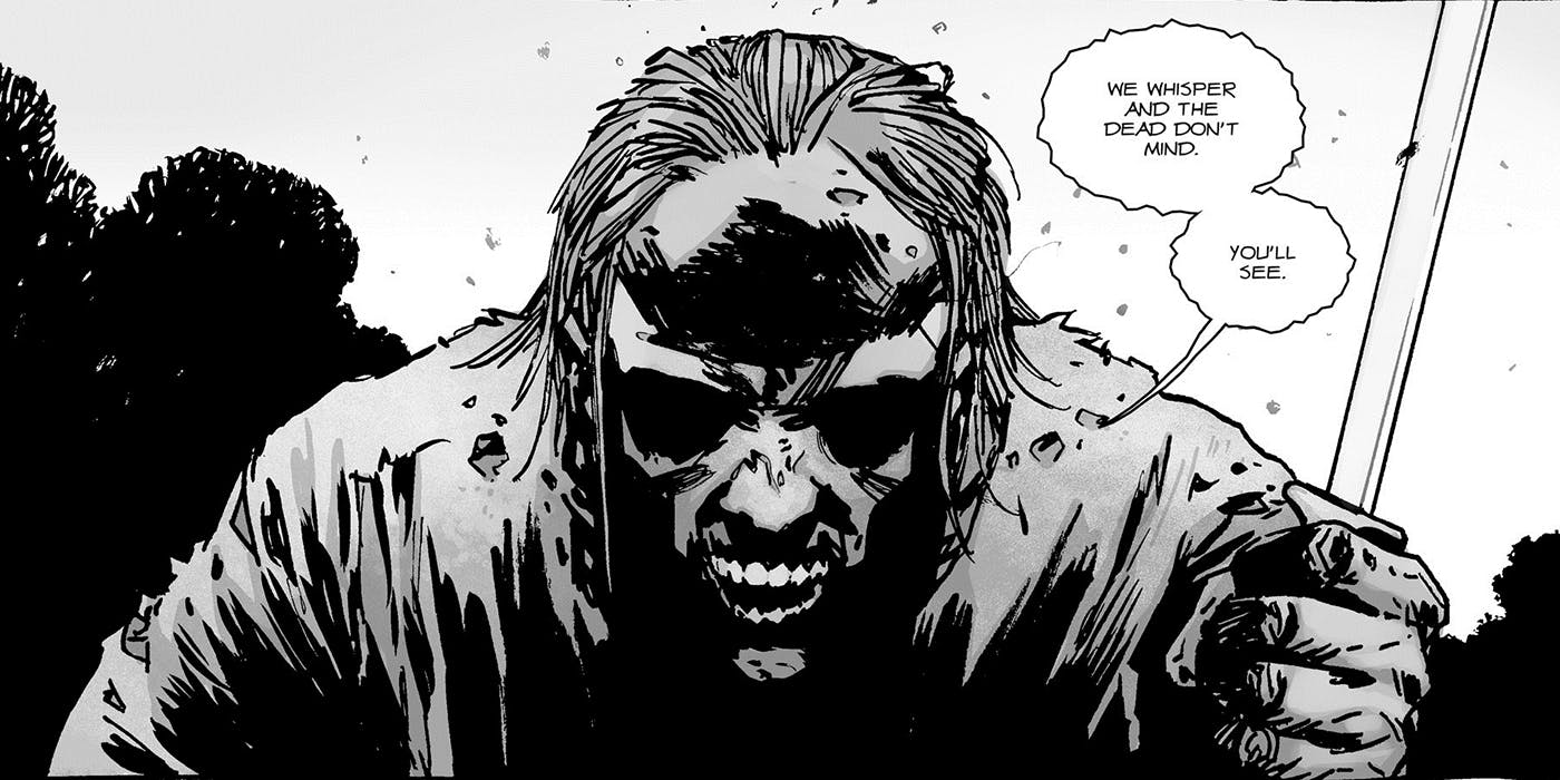 The Whisperers in The Walking Dead comics