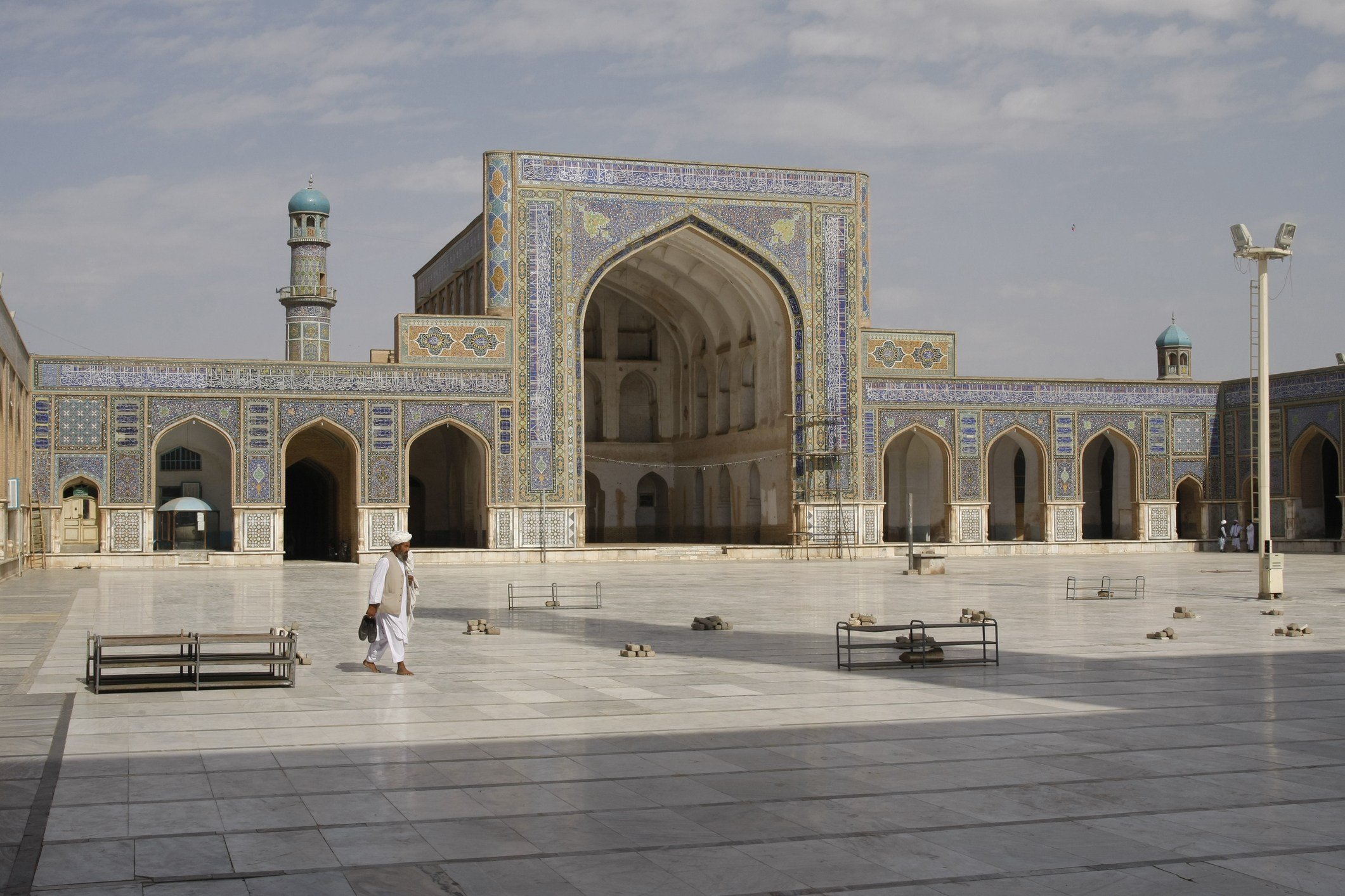 Scene from the Friday Mosque of Herat Afghanistan