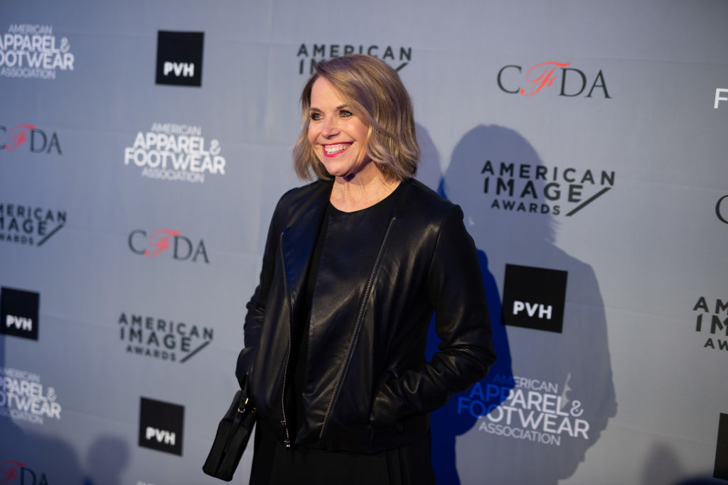 Host Katie Couric arrives at the American Apparel & Footwear Association's