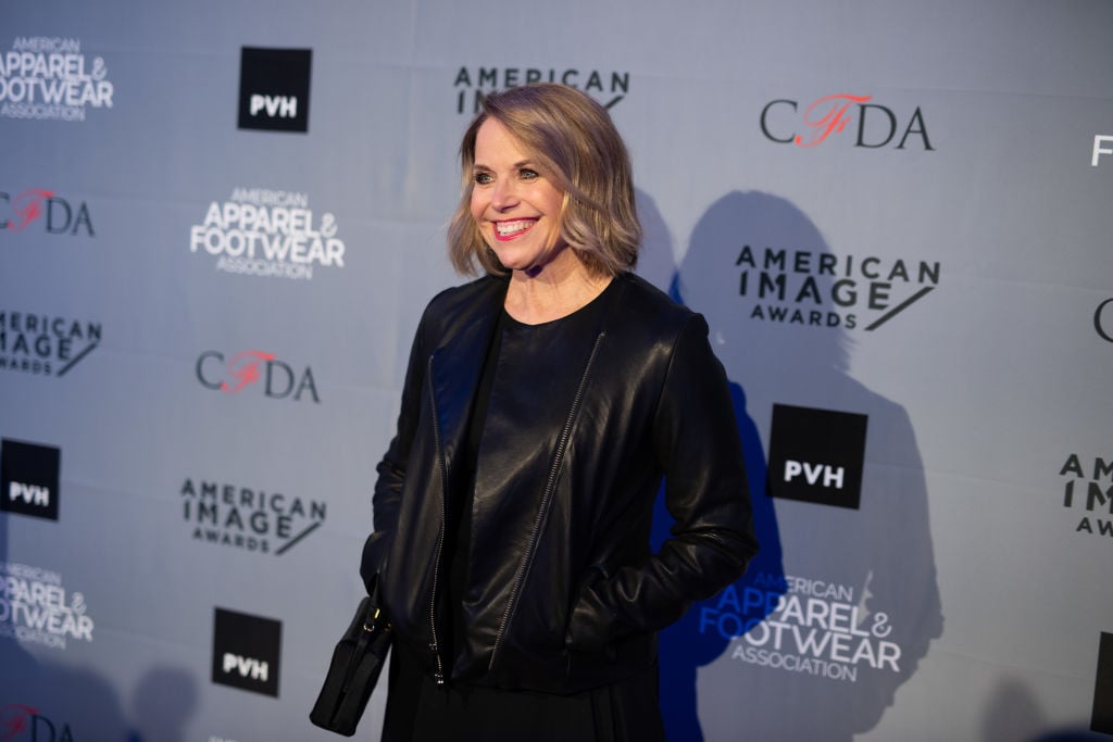 Katie Couric Host Katie Couric arrives at the American Apparel & Footwear Association's