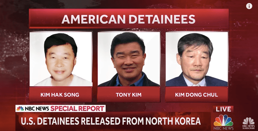 Americans detained by North Korea