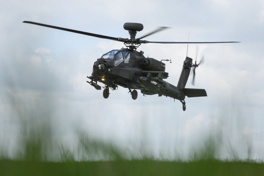 Apache helicopter