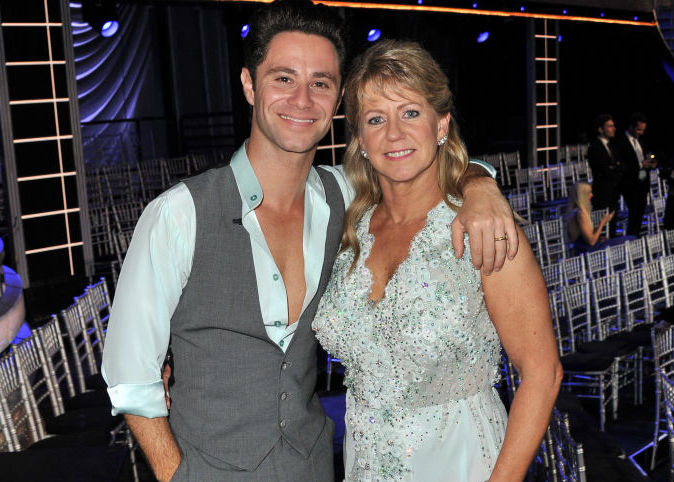 Tonya Harding (R) and Sasha Farber Tonya Harding (R) and Sasha Farber