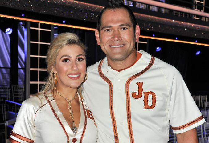 Johnny Damon and Emma Slater Johnny Damon and Emma Slater