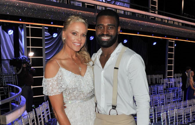 Jennie Finch Daigle and Keo Motsepe Jennie Finch Daigle and Keo Motsepe