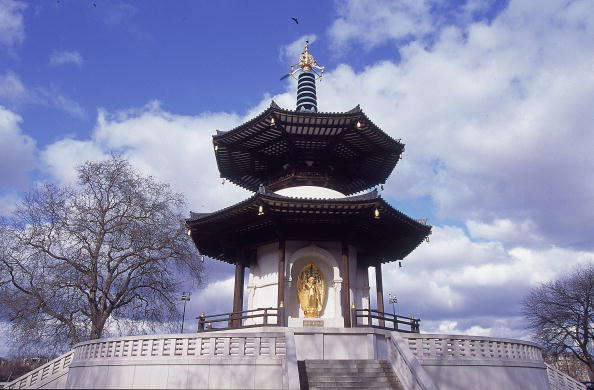 General view of Battersea Park Pagoda during the Guardian Direct Cup at Battersea Park in London General view of Battersea Park Pagoda during the Guardian Direct Cup at Battersea Park in London