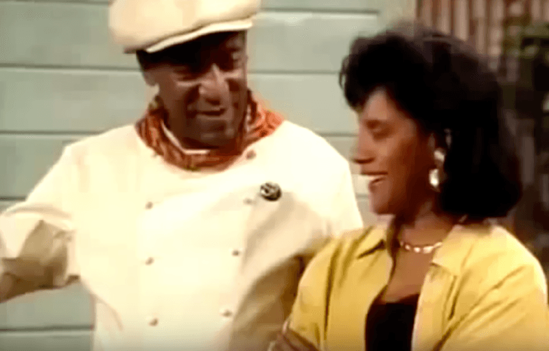 Cliff Huxtable speaking with his wife in the backyard. Cliff Huxtable speaking with his wife in the backyard.