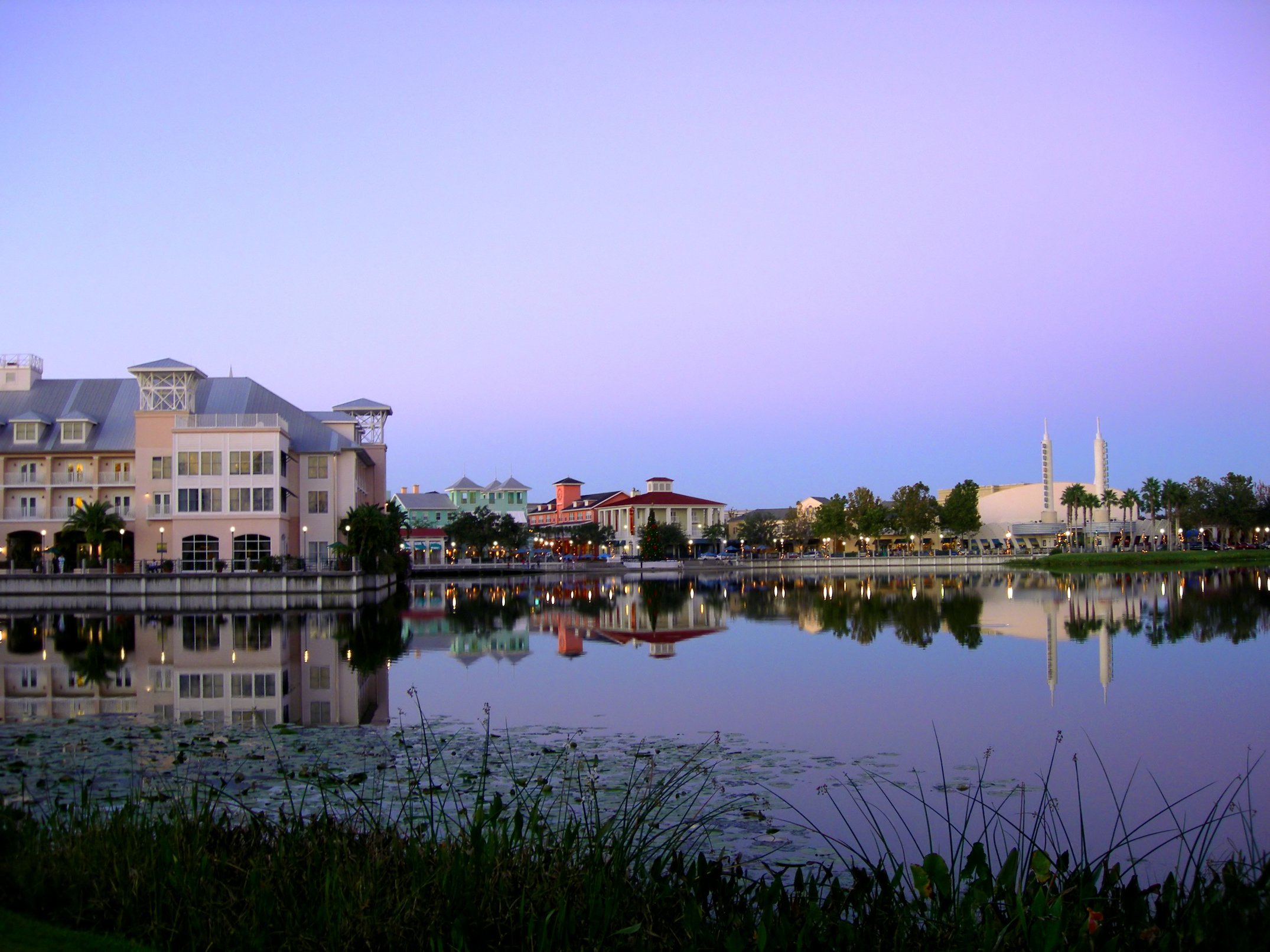 Celebration Florida at Dusk