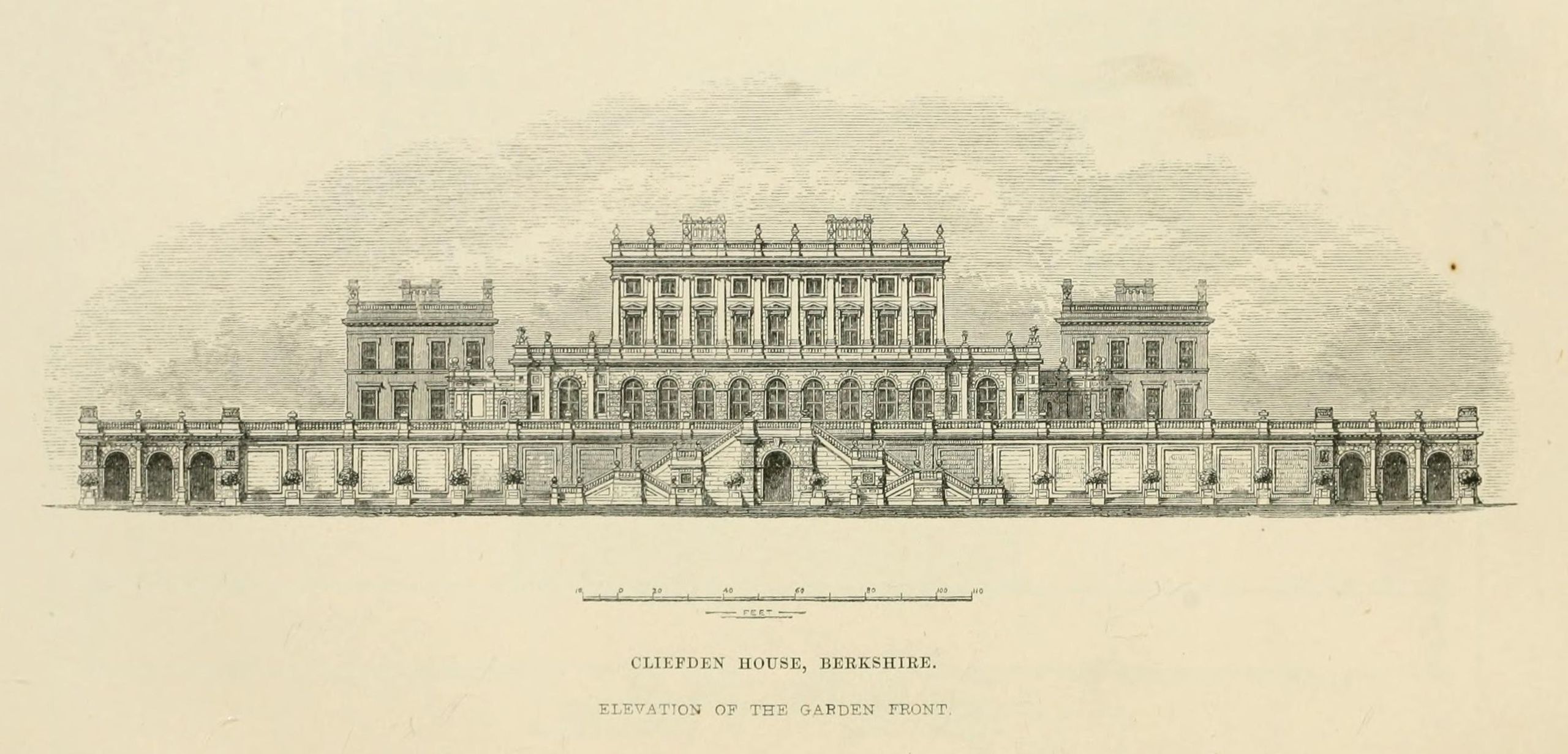 Cliveden drawing