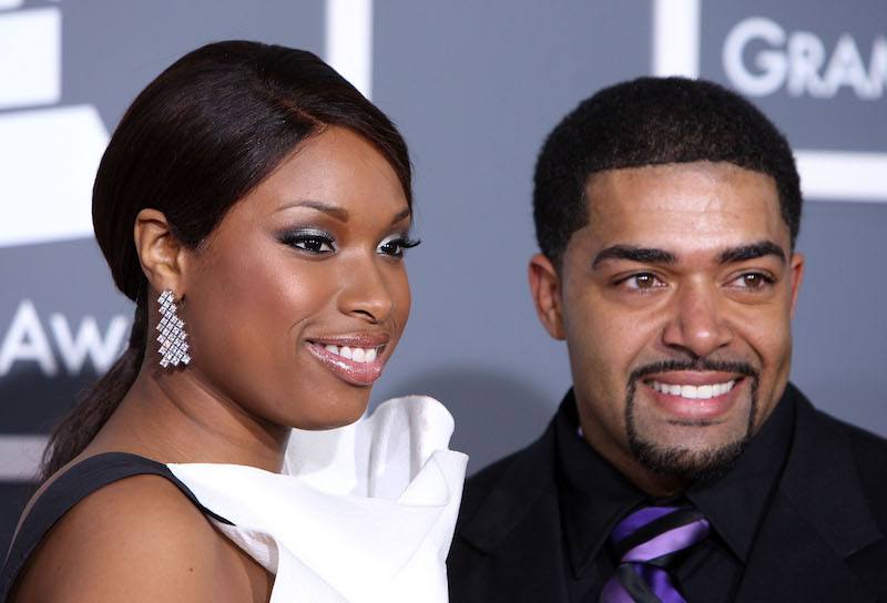 Jennifer Hudson and David Otunga on a red carpet. Jennifer Hudson and David Otunga on a red carpet.