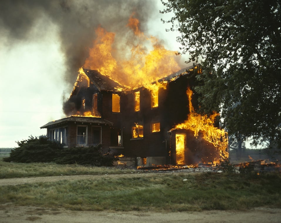 House on fire