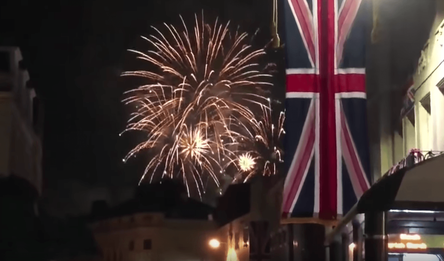 Fireworks royal wedding Fireworks royal wedding