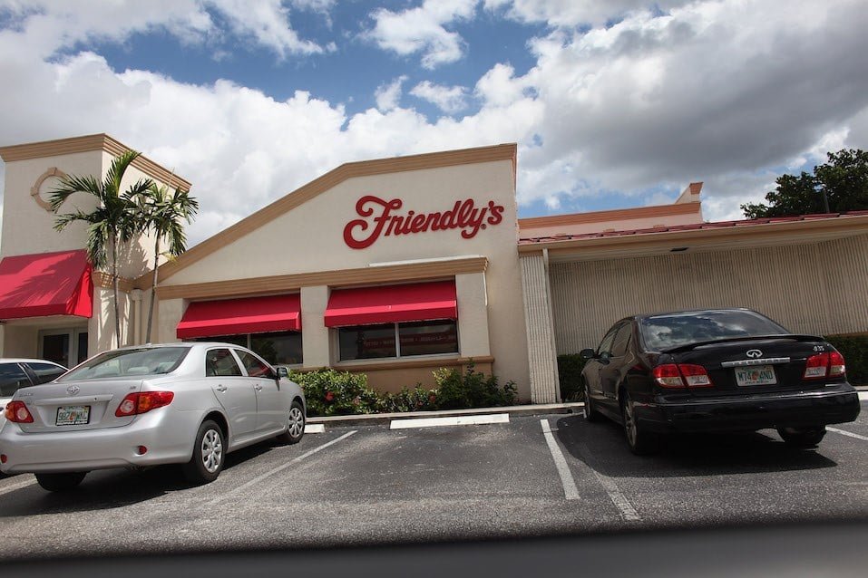 A Friendly's Ice Cream Corp restaurant