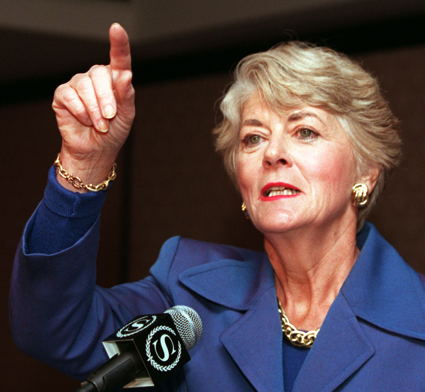 Former Democratic vice presidential candidate Geraldine Ferraro