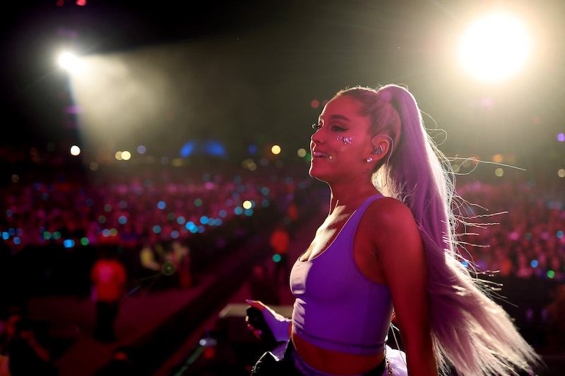 INDIO, CA - APRIL 20: Ariana Grande performs with Kygo onstage during the 2018 Coachella Valley Music And Arts Festival at the Empire Polo Field on April 20, 2018 in Indio, California. (Photo by Christopher Polk/Getty Images for Coachella) INDIO, CA - APRIL 20: Ariana Grande performs with Kygo onstage during the 2018 Coachella Valley Music And Arts Festival at the Empire Polo Field on April 20, 2018 in Indio, California. (Photo by Christopher Polk/Getty Images for Coachella)