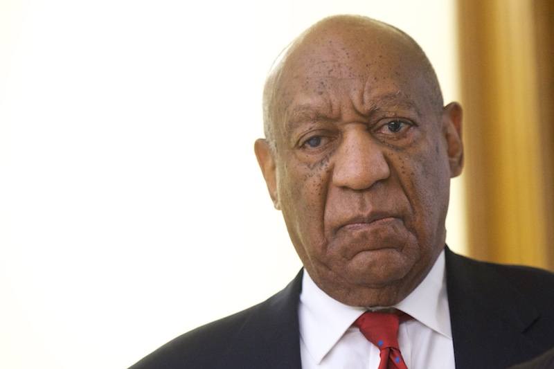 NORRISTOWN, PA - APRIL 26: Bill Cosby walks after it was announced a verdict is in at the Montgomery County Courthouse for day fourteen of his sexual assault retrial on April 26, 2018 in Norristown, Pennsylvania. A former Temple University employee alleges that the entertainer drugged and molested her in 2004 at his home in suburban Philadelphia. More than 40 women have accused the 80 year old entertainer of sexual assault. (Photo by Mark Makela/Getty Images) NORRISTOWN, PA - APRIL 26: Bill Cosby walks after it was announced a verdict is in at the Montgomery County Courthouse for day fourteen of his sexual assault retrial on April 26, 2018 in Norristown, Pennsylvania. A former Temple University employee alleges that the entertainer drugged and molested her in 2004 at his home in suburban Philadelphia. More than 40 women have accused the 80 year old entertainer of sexual assault. (Photo by Mark Makela/Getty Images)
