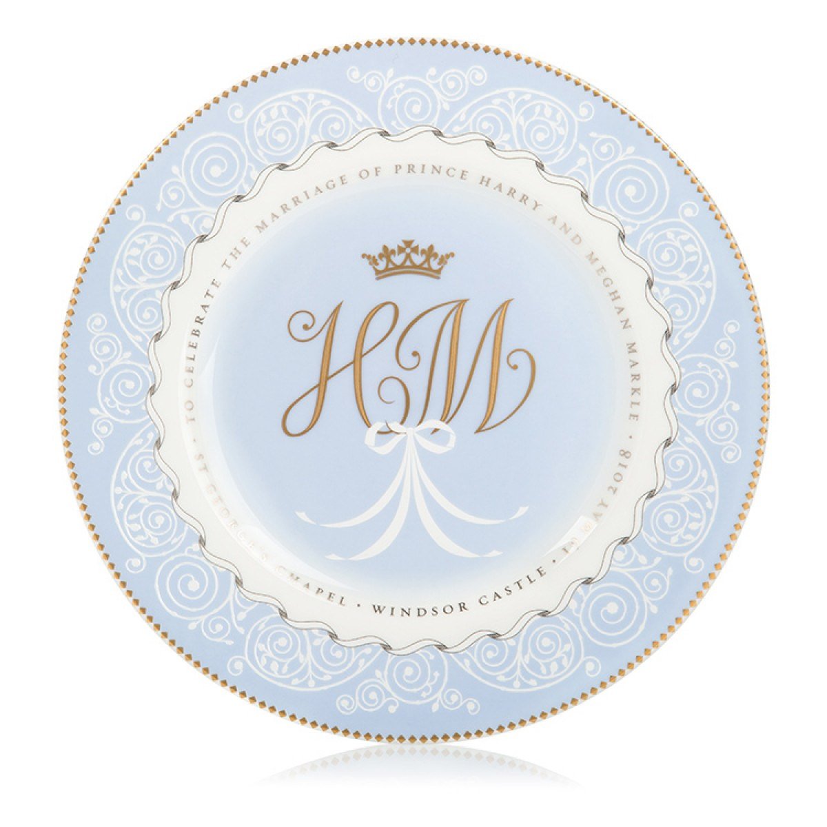 Prince Harry and Meghan Markle plate