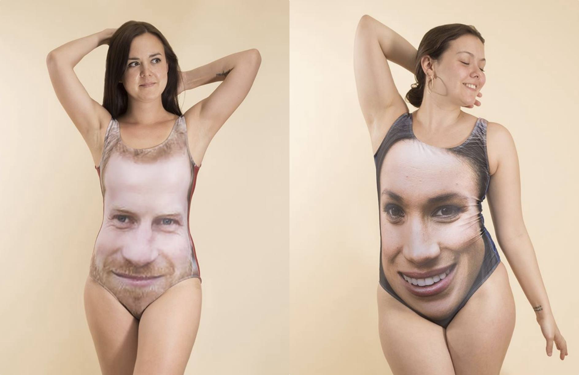 Harry and Meghan swimsuits