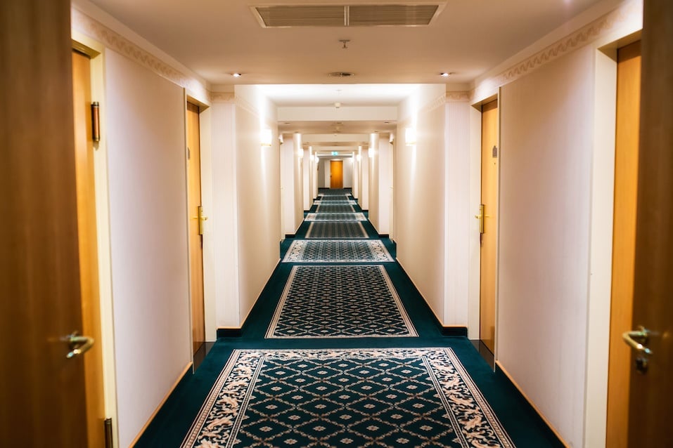 Hotel hallway