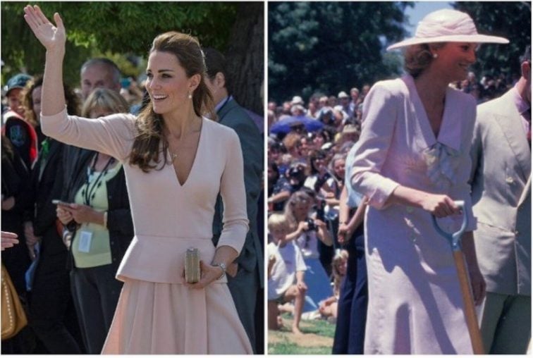 Kate Middleton and Princess Diana