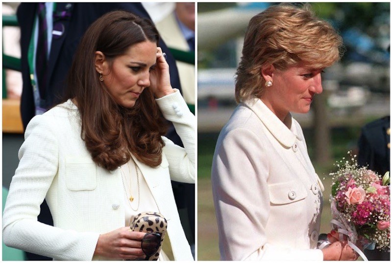 Princess Diana and Kate Middleton collage. Princess Diana and Kate Middleton collage.