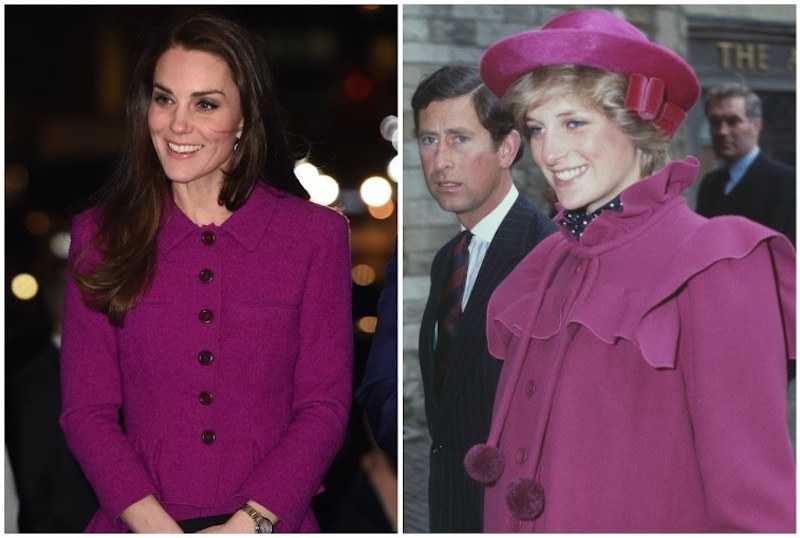 Princess Diana and Kate Middleton collage. Princess Diana and Kate Middleton collage.
