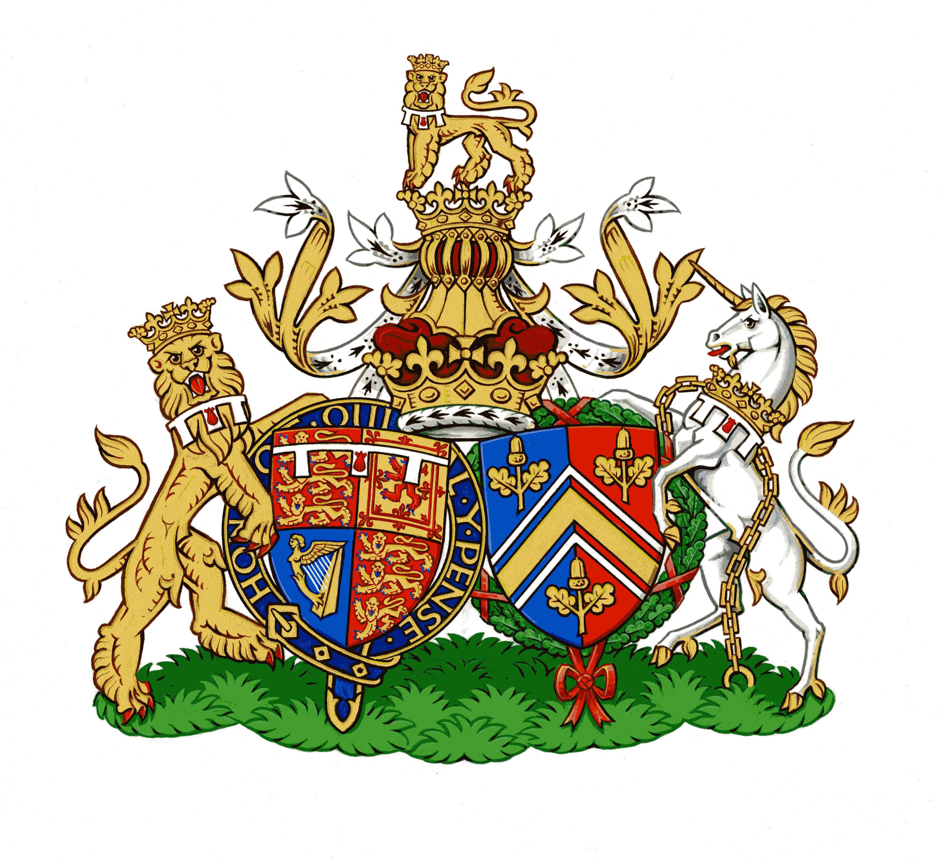 Duke and Duchess of Cambridge's Conjugal Coat of Arms