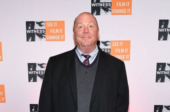 Mario Batali attends the WITNESS 25th Anniversary Gala