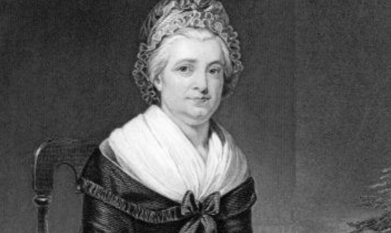 A portrait of Martha Washington. A portrait of Martha Washington.
