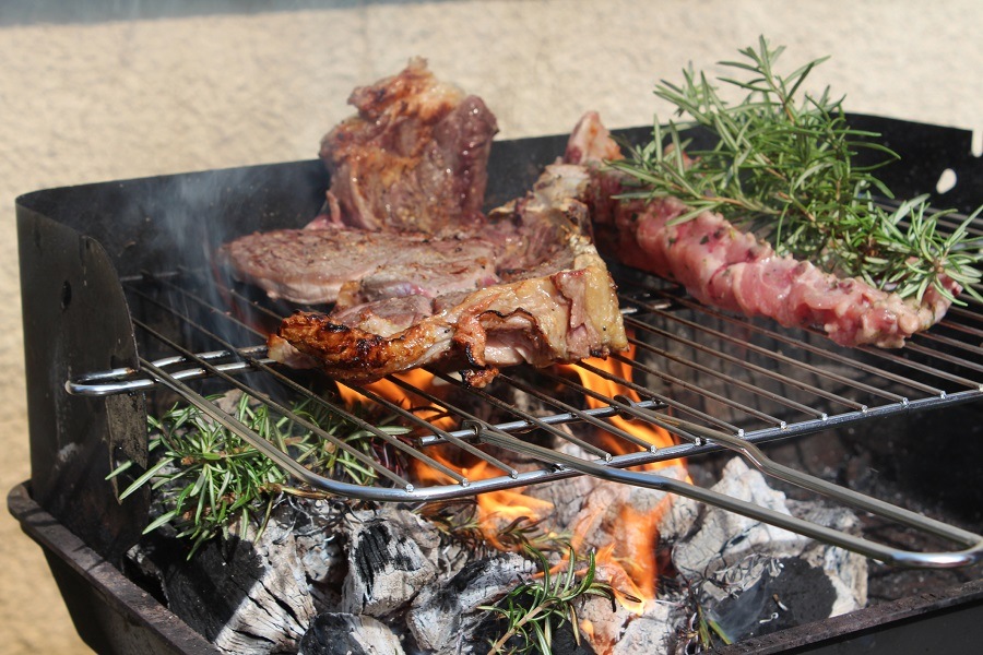 Meat on Grill Meat on Grill