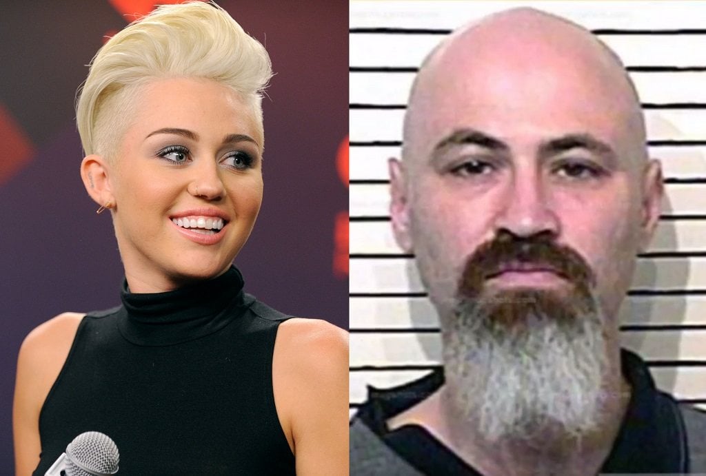 Pop star Miley Cyrus and her stalker