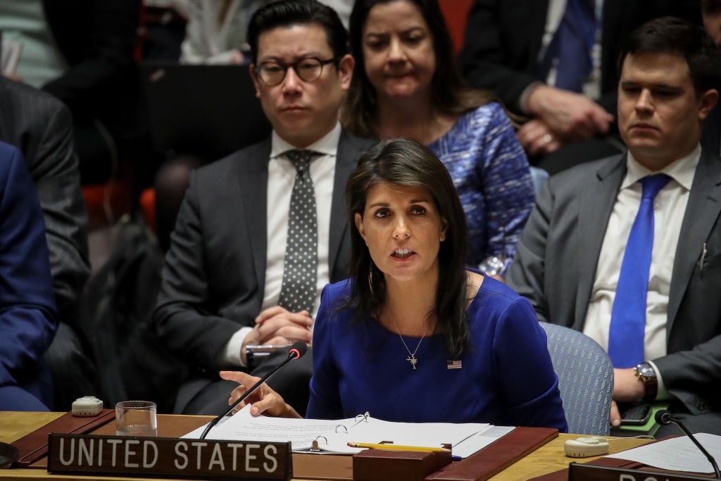 United States Ambassador to the United Nations Nikki Haley United States Ambassador to the United Nations Nikki Haley