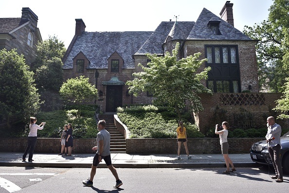 Obama's house in the Kalorama neighbourhood in Washington, D.C. Obama's house in the Kalorama neighbourhood in Washington, D.C.