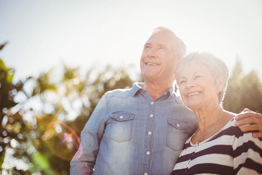 Elderly couple