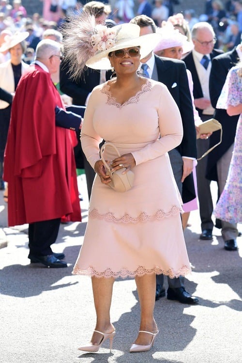 Oprah Winfrey at the royal wedding. Oprah Winfrey at the royal wedding.